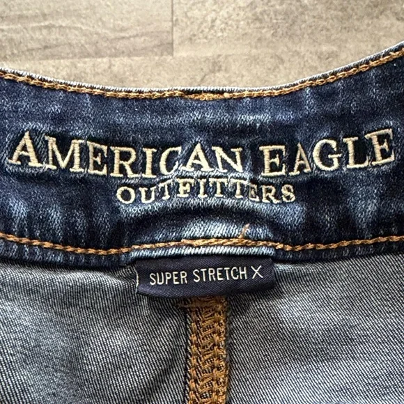 American Eagle Outfitters Women's Boot Cut Jeans - Dark Blue - Picture 3 of 7